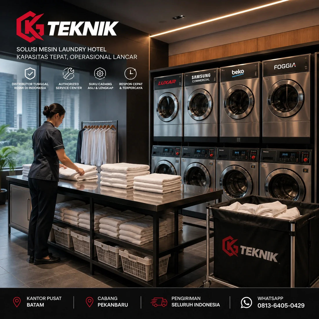 Distributor Mesin Laundry Hotel