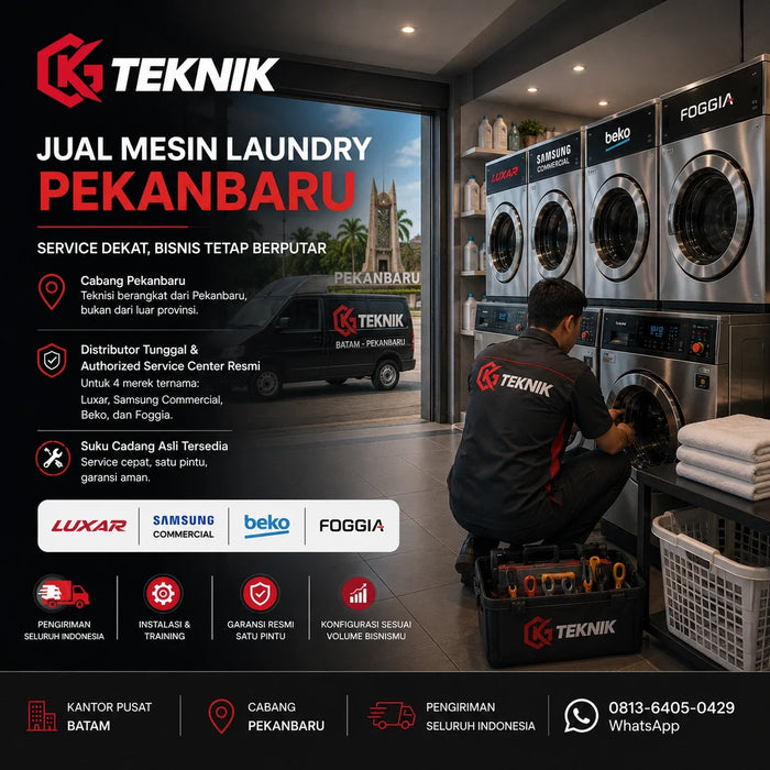 Jual Mesin Laundry Pekanbaru