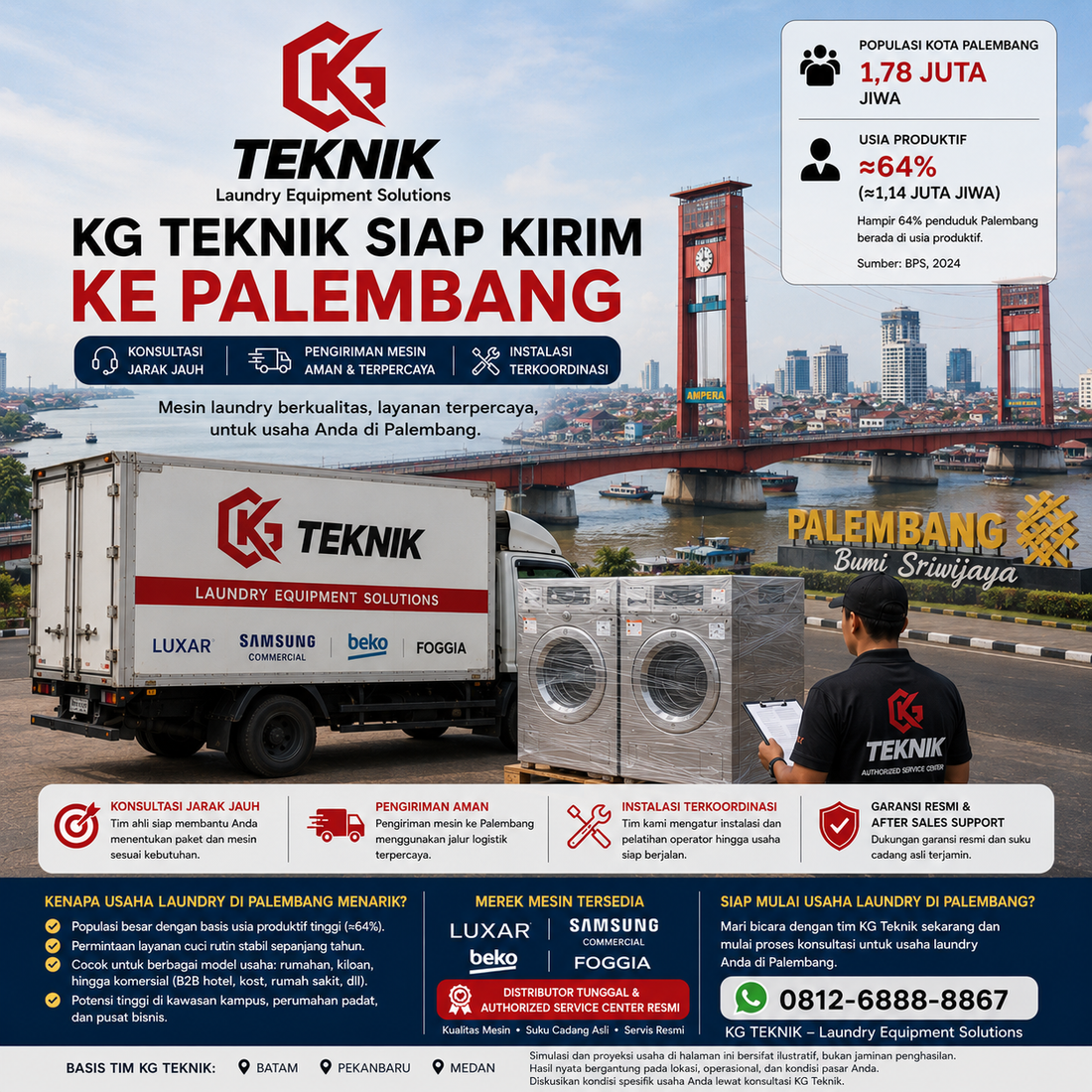 Paket Usaha Laundry Medan Helvetia & Tembung