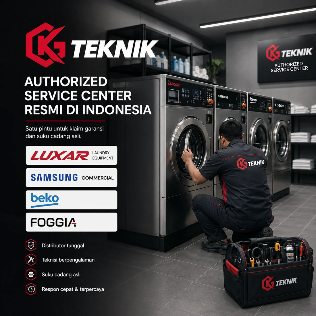 Service Center Resmi Luxar, Samsung, Beko & Foggia