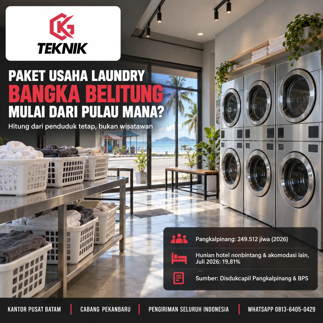 Paket Usaha Laundry Bangka Belitung: Mulai dari Pulau Mana